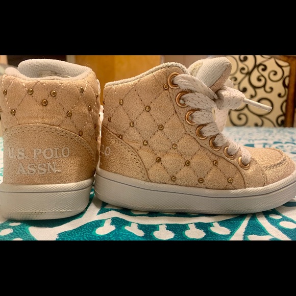 U.S Polo Toddler Pink Sneakers - Picture 2 of 4